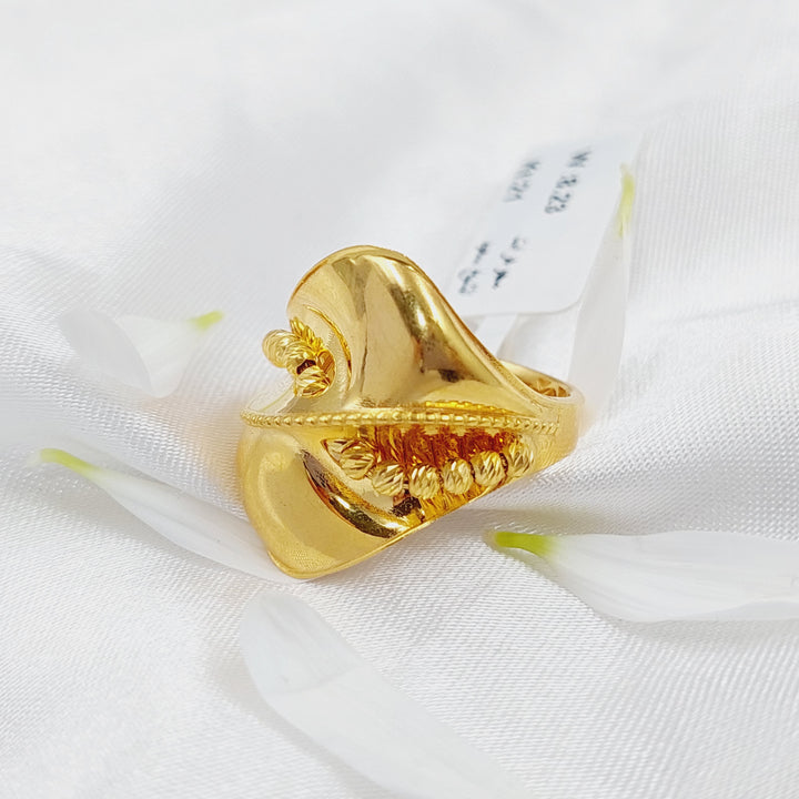 21K Gold Turkish Fancy Ring by Saeed Jewelry - Image 1