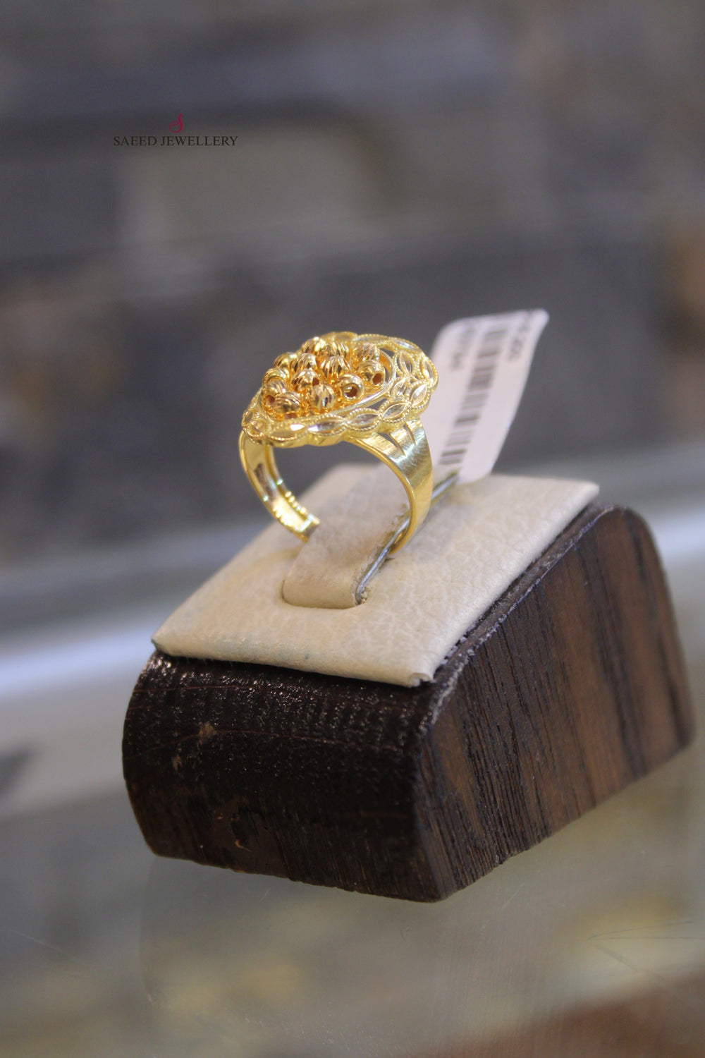 21K Gold Turkish Fancy Ring by Saeed Jewelry - Image 2