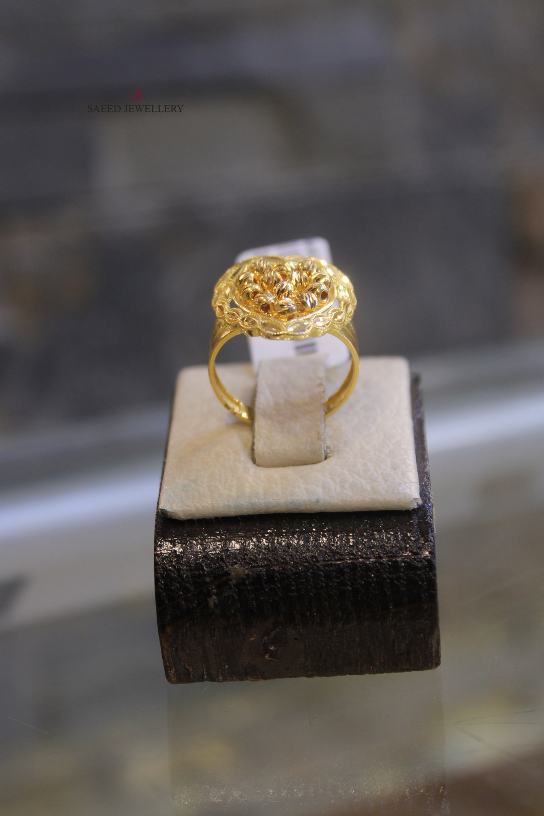 21K Gold Turkish Fancy Ring by Saeed Jewelry - Image 3