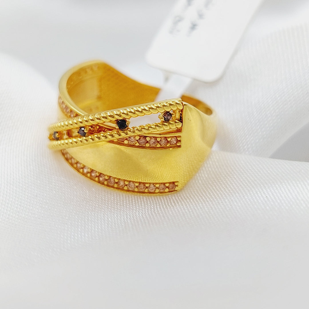 21K Gold Turkish Fancy Ring by Saeed Jewelry - Image 3