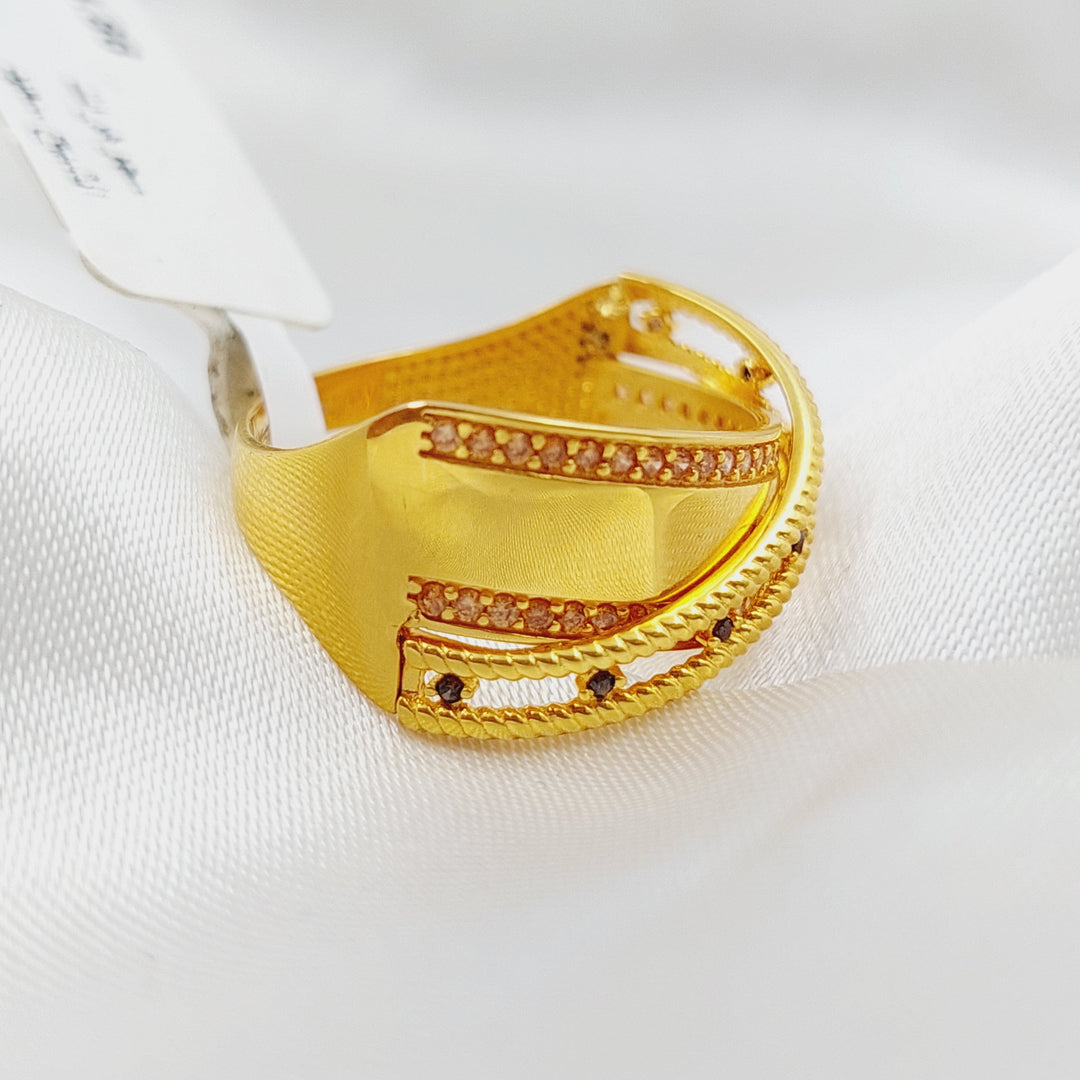 21K Gold Turkish Fancy Ring by Saeed Jewelry - Image 4