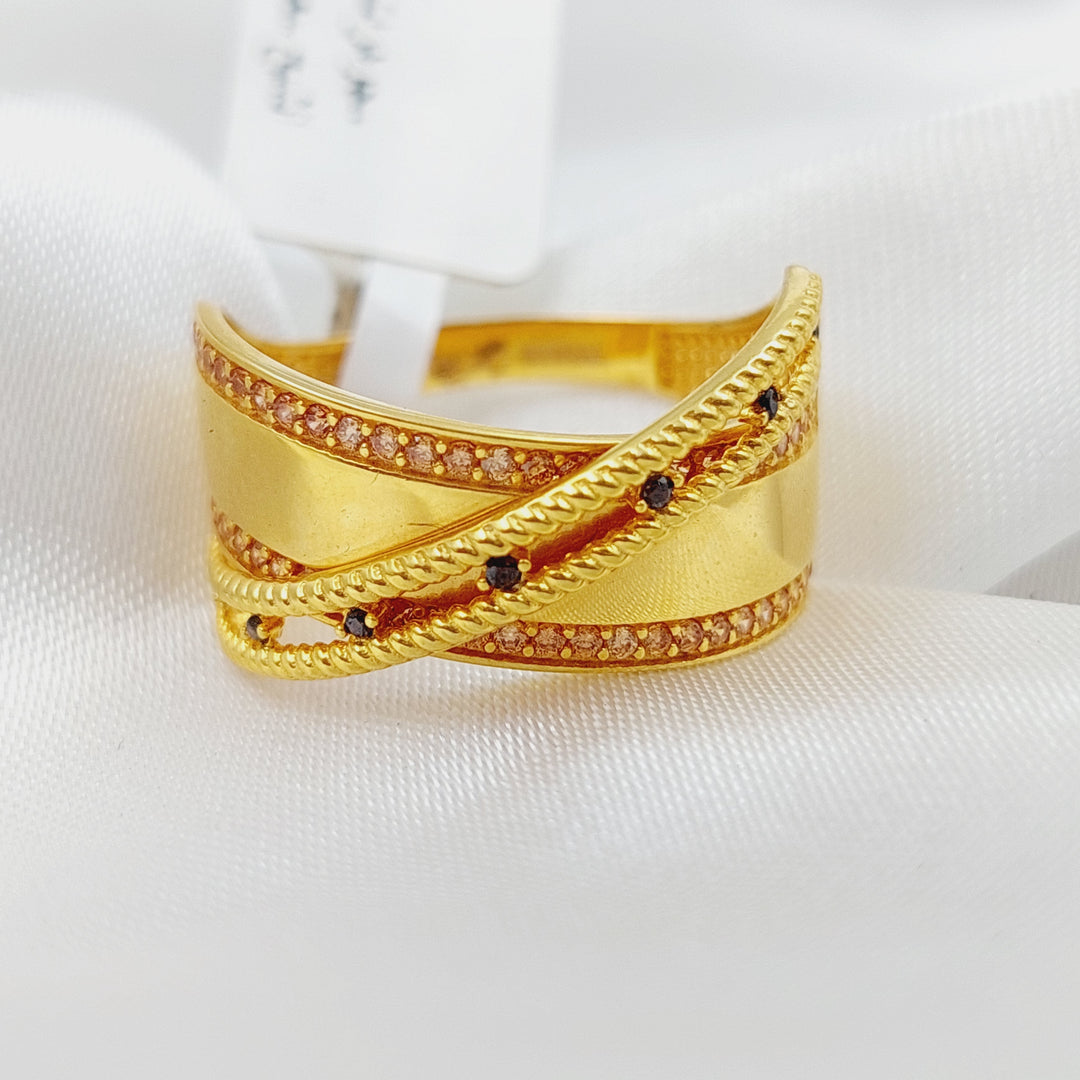 21K Gold Turkish Fancy Ring by Saeed Jewelry - Image 1