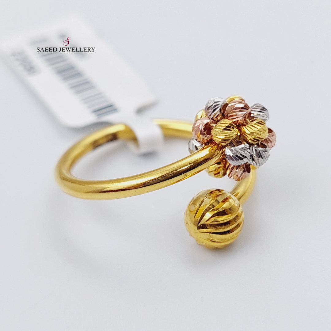 21K Gold Turkish Fancy Ring by Saeed Jewelry - Image 4