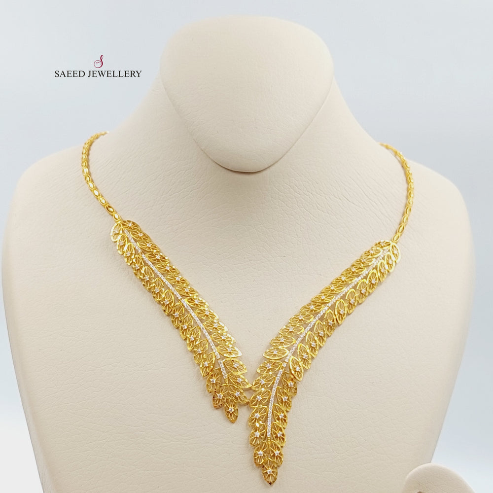 21K Gold Turkish Fancy Set by Saeed Jewelry - Image 2