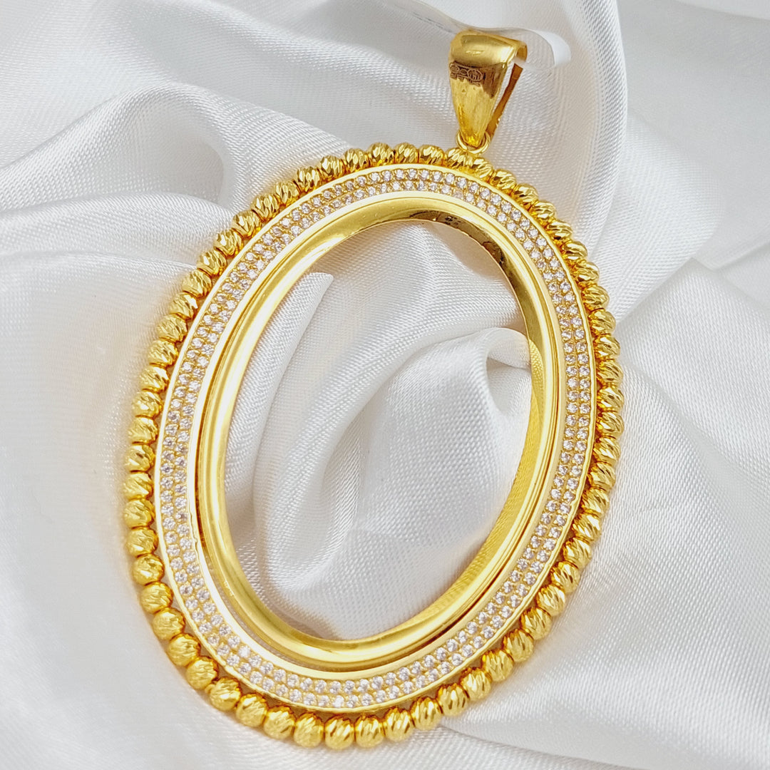 21K Gold Turkish Fram Pendant by Saeed Jewelry - Image 1