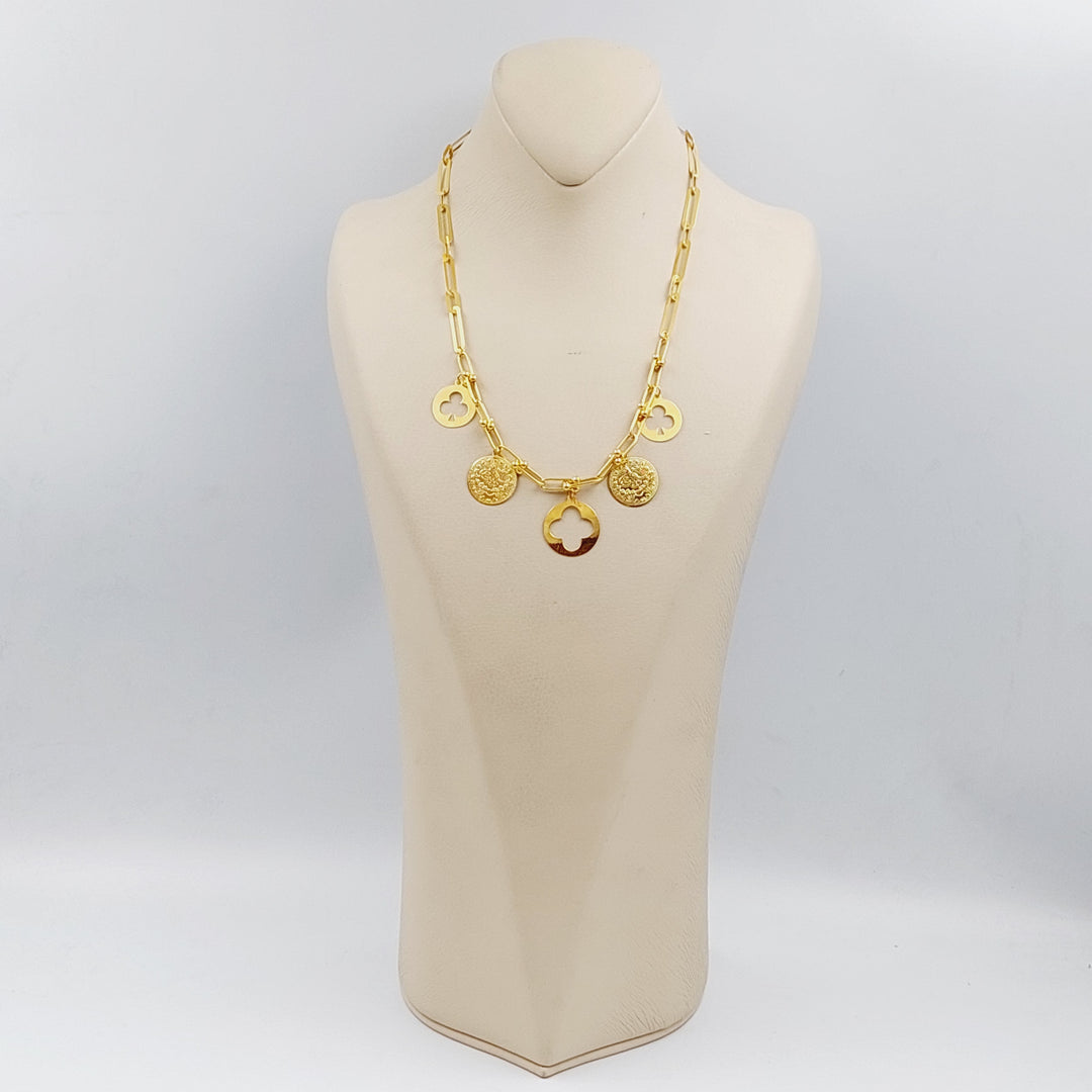 21K Gold Turkish Necklace by Saeed Jewelry - Image 4