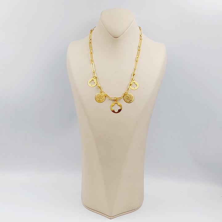 21K Gold Turkish Necklace by Saeed Jewelry - Image 4