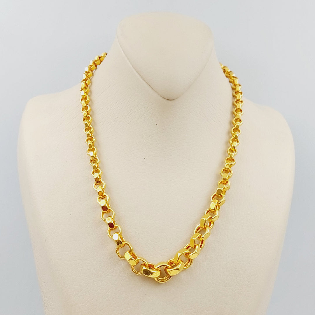 21K Gold Turkish Necklace by Saeed Jewelry - Image 2