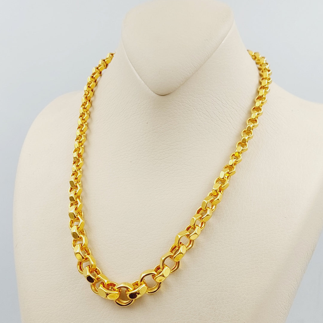 21K Gold Turkish Necklace by Saeed Jewelry - Image 3