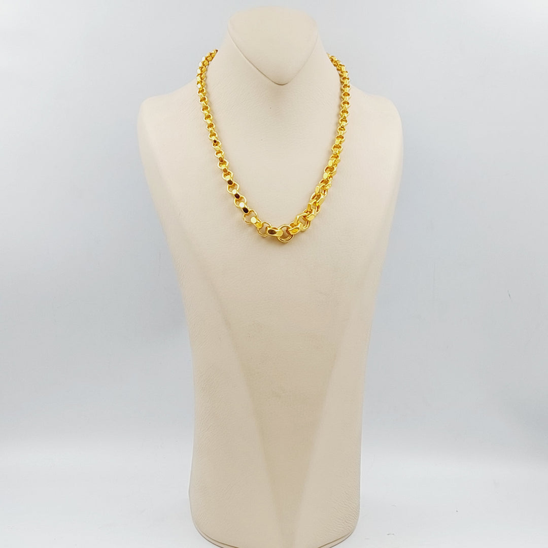 21K Gold Turkish Necklace by Saeed Jewelry - Image 4