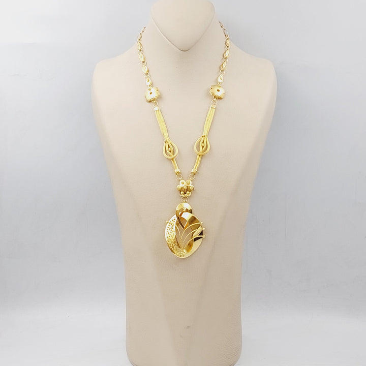 21K Gold Turkish Necklace by Saeed Jewelry - Image 7