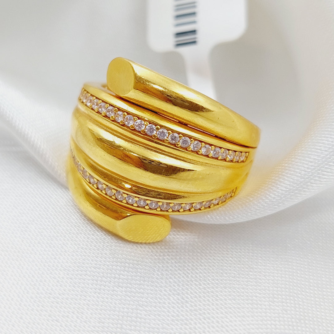 21K Gold Turkish Ring by Saeed Jewelry - Image 7