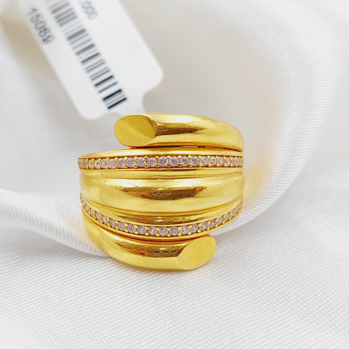 21K Gold Turkish Ring by Saeed Jewelry - Image 1