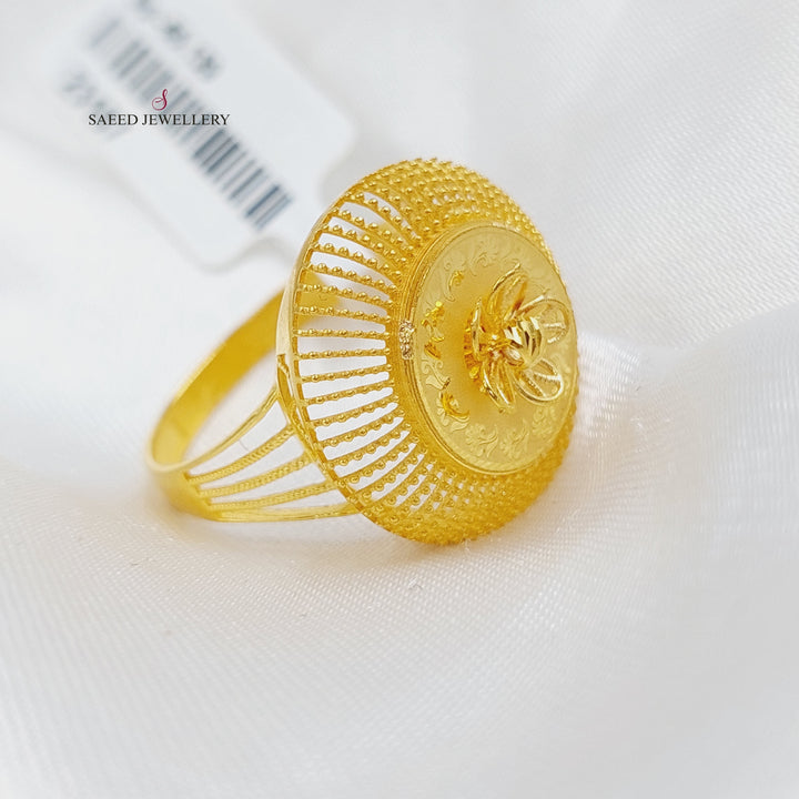 21K Gold Turkish Ring by Saeed Jewelry - Image 1