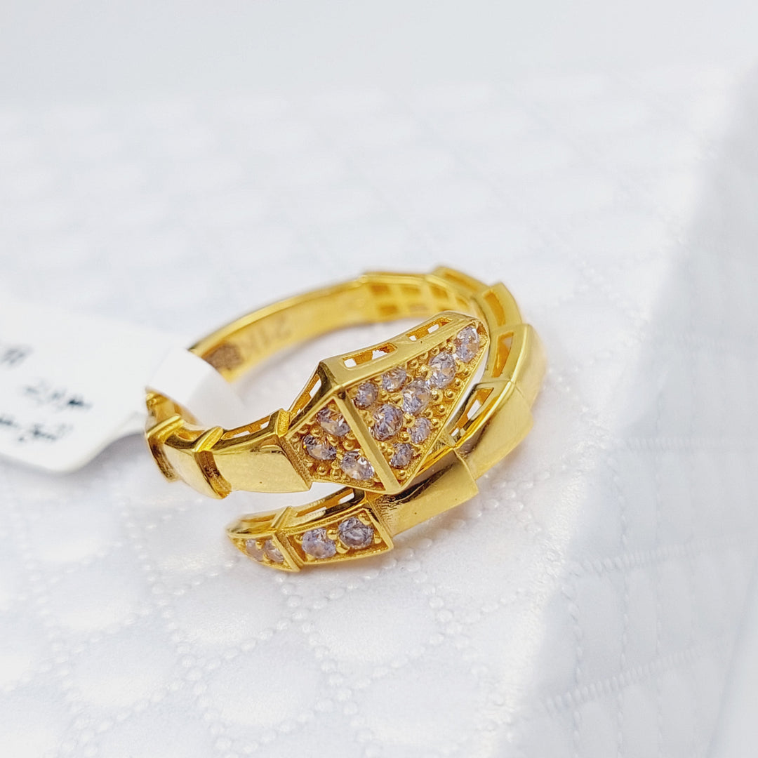 21K Gold Turkish Ring by Saeed Jewelry - Image 5