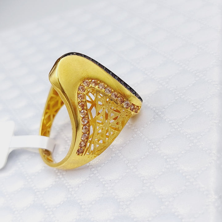21K Gold Turkish Ring by Saeed Jewelry - Image 4