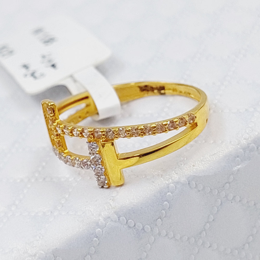 21K Gold Turkish Ring by Saeed Jewelry - Image 1