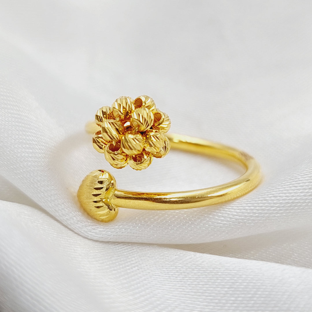 21K Gold Turkish Ring by Saeed Jewelry - Image 3