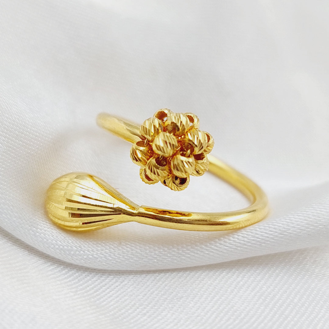 21K Gold Turkish Ring by Saeed Jewelry - Image 1