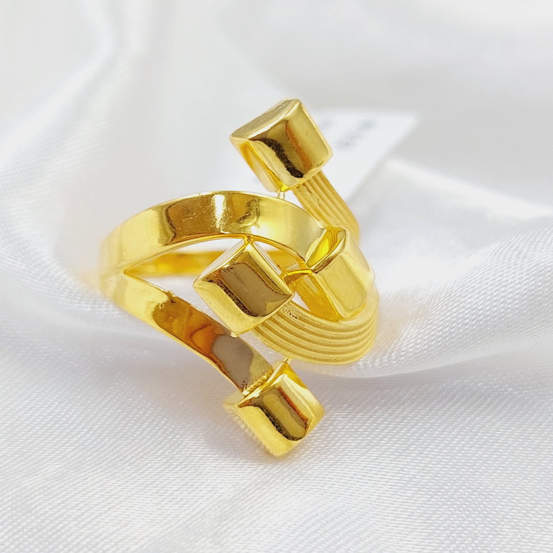 21K Gold Turkish Ring by Saeed Jewelry - Image 5