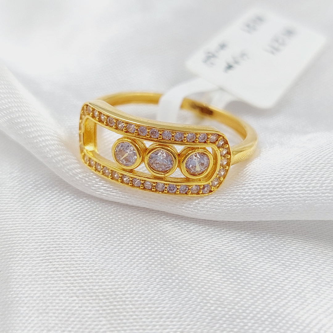 21K Gold Turkish Ring by Saeed Jewelry - Image 3