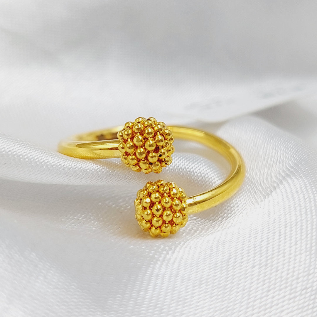 21K Gold Turkish Ring by Saeed Jewelry - Image 5