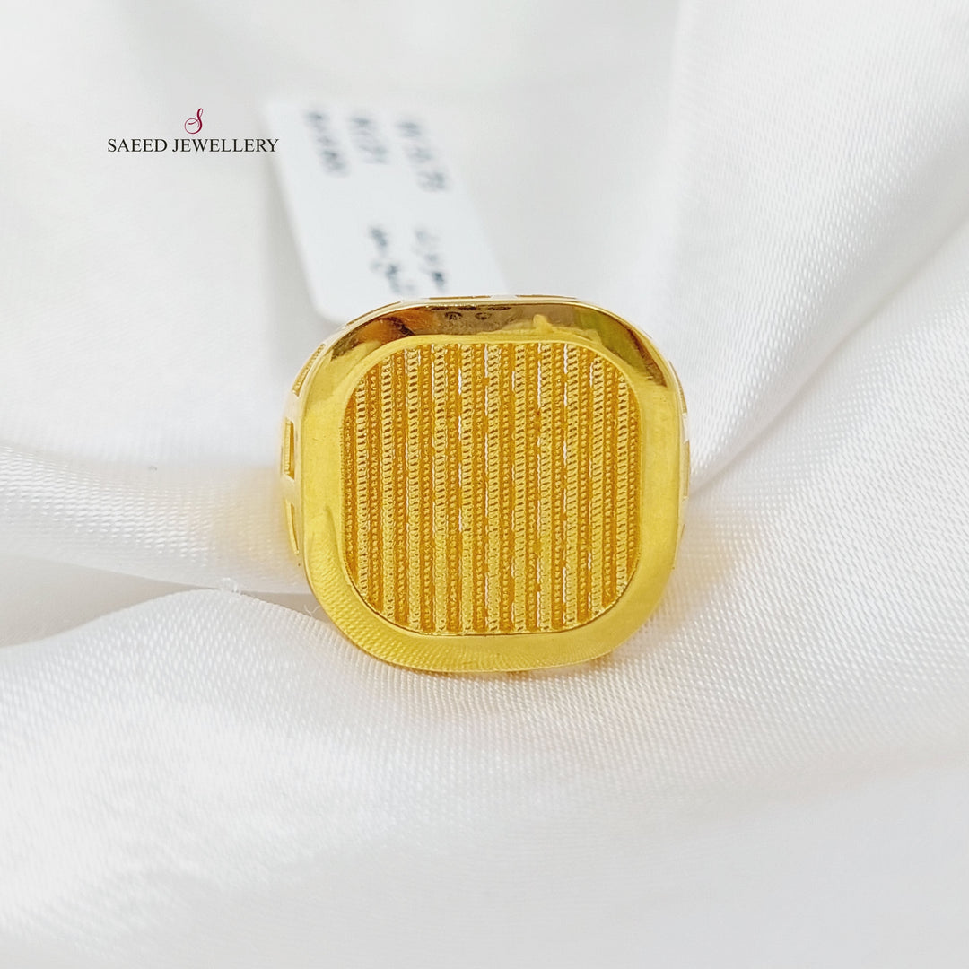 21K Gold Turkish Ring by Saeed Jewelry - Image 1