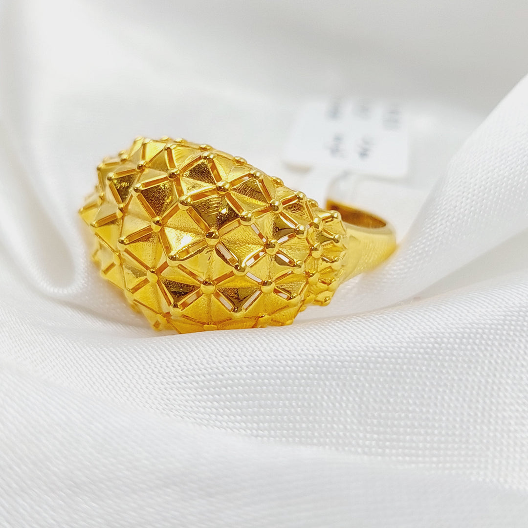 21K Gold Turkish Ring by Saeed Jewelry - Image 7