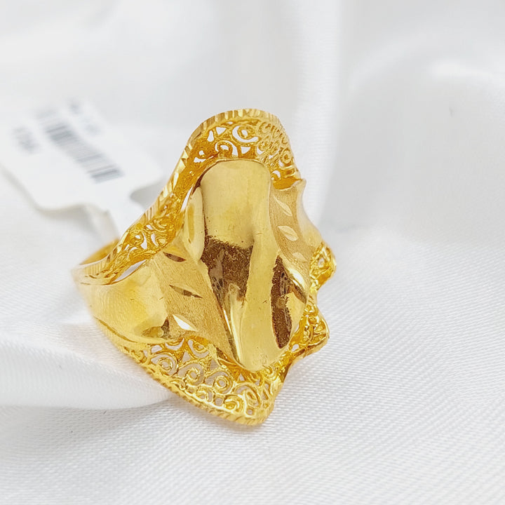 21K Gold Turkish Ring by Saeed Jewelry - Image 4