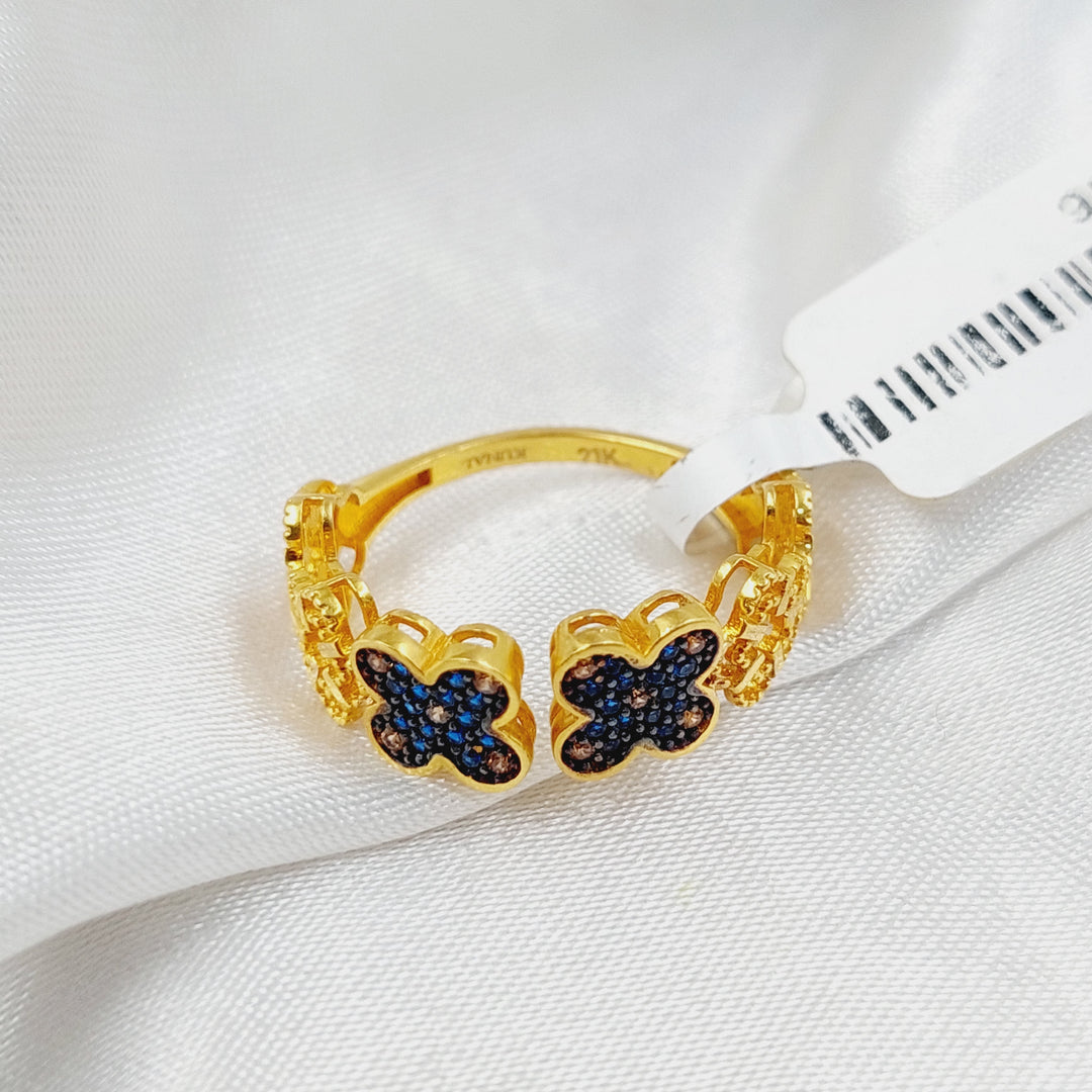 21K Gold Turkish Ring by Saeed Jewelry - Image 6