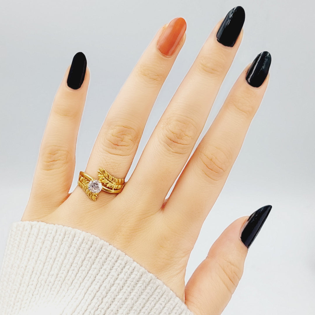 21K Twins Wedding Ring Made of 21K Yellow Gold by Saeed Jewelry-26539