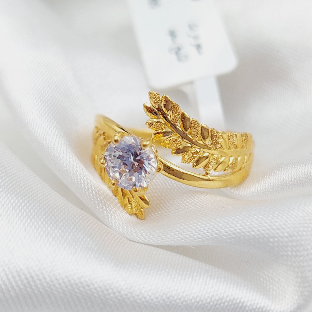 21K Twins Wedding Ring Made of 21K Yellow Gold by Saeed Jewelry-26539