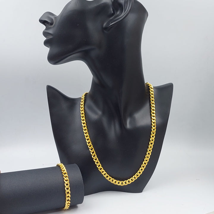 21K Gold Two pieces Set by Saeed Jewelry - Image 5