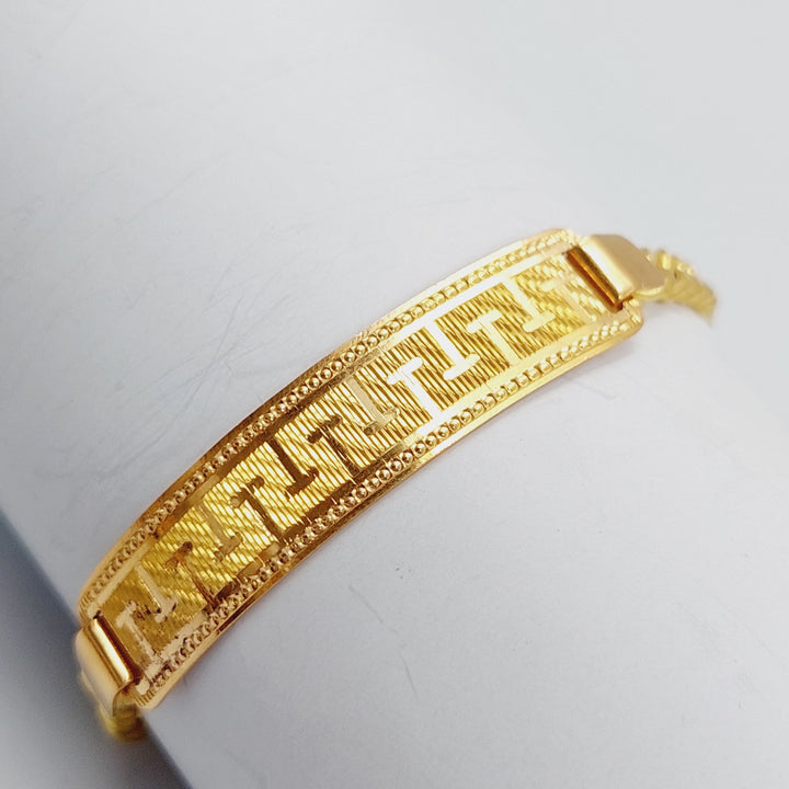 21K Gold Virna Bracelet by Saeed Jewelry - Image 3