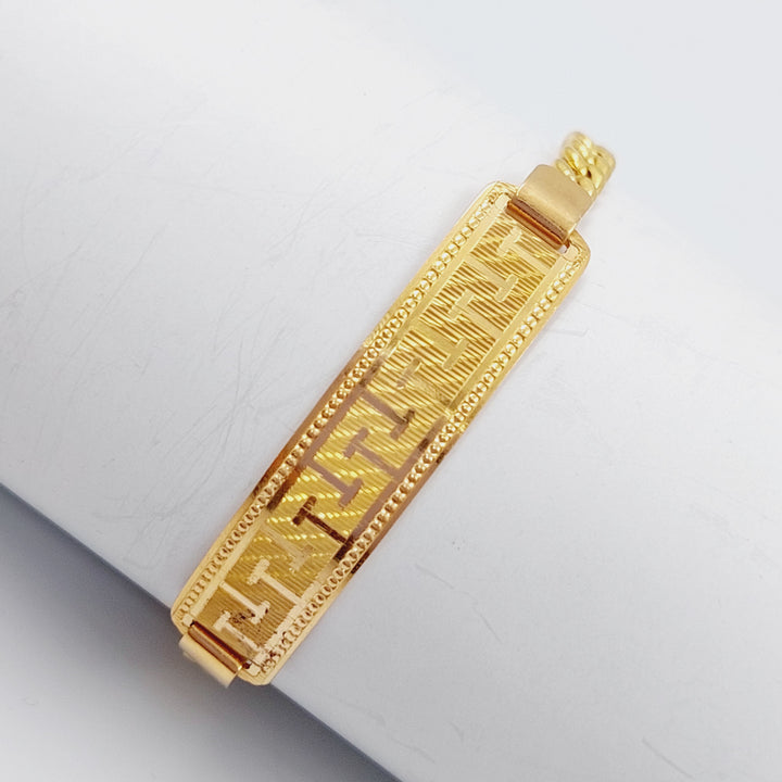 21K Gold Virna Bracelet by Saeed Jewelry - Image 1