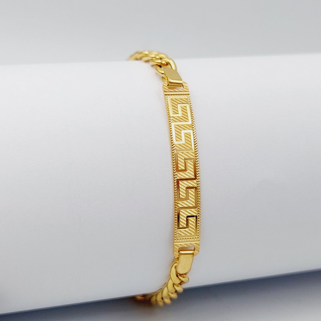 21K Gold Virna Bracelet by Saeed Jewelry - Image 3