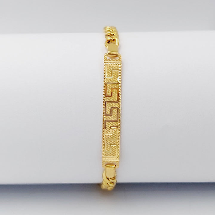 21K Gold Virna Bracelet by Saeed Jewelry - Image 6