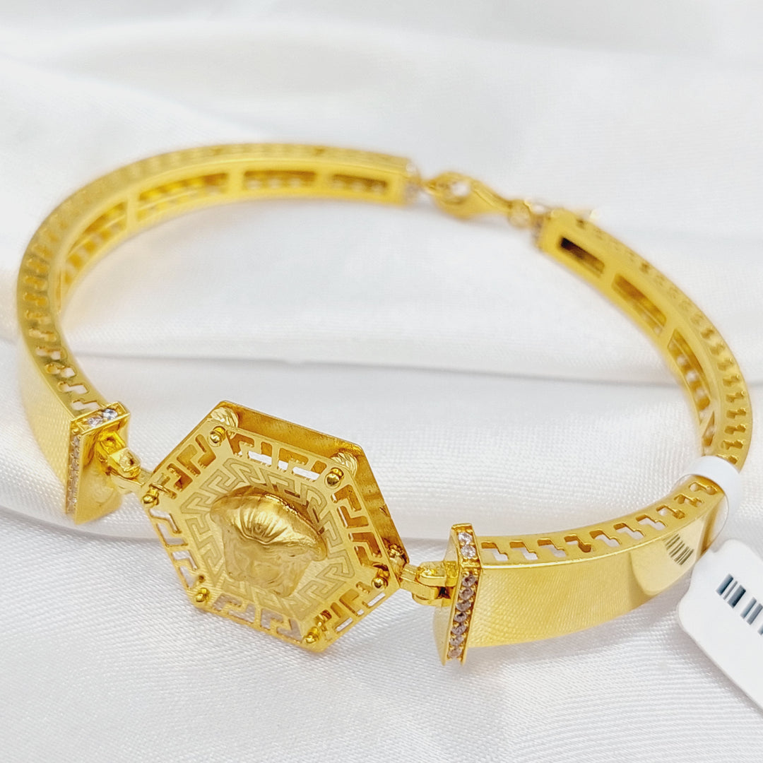 21K Gold Virna Bracelet by Saeed Jewelry - Image 4