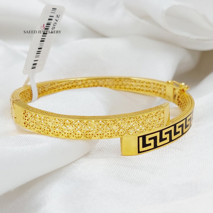 21K Gold Virna Bracelet by Saeed Jewelry - Image 3