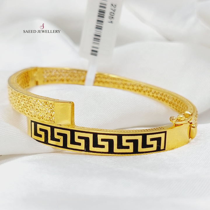 21K Gold Virna Bracelet by Saeed Jewelry - Image 7