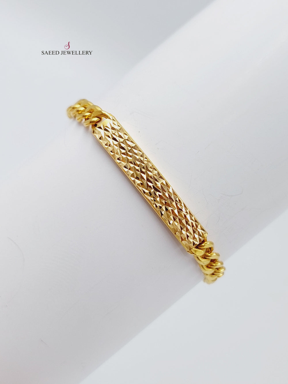 21K Gold Virna Bracelet by Saeed Jewelry - Image 2