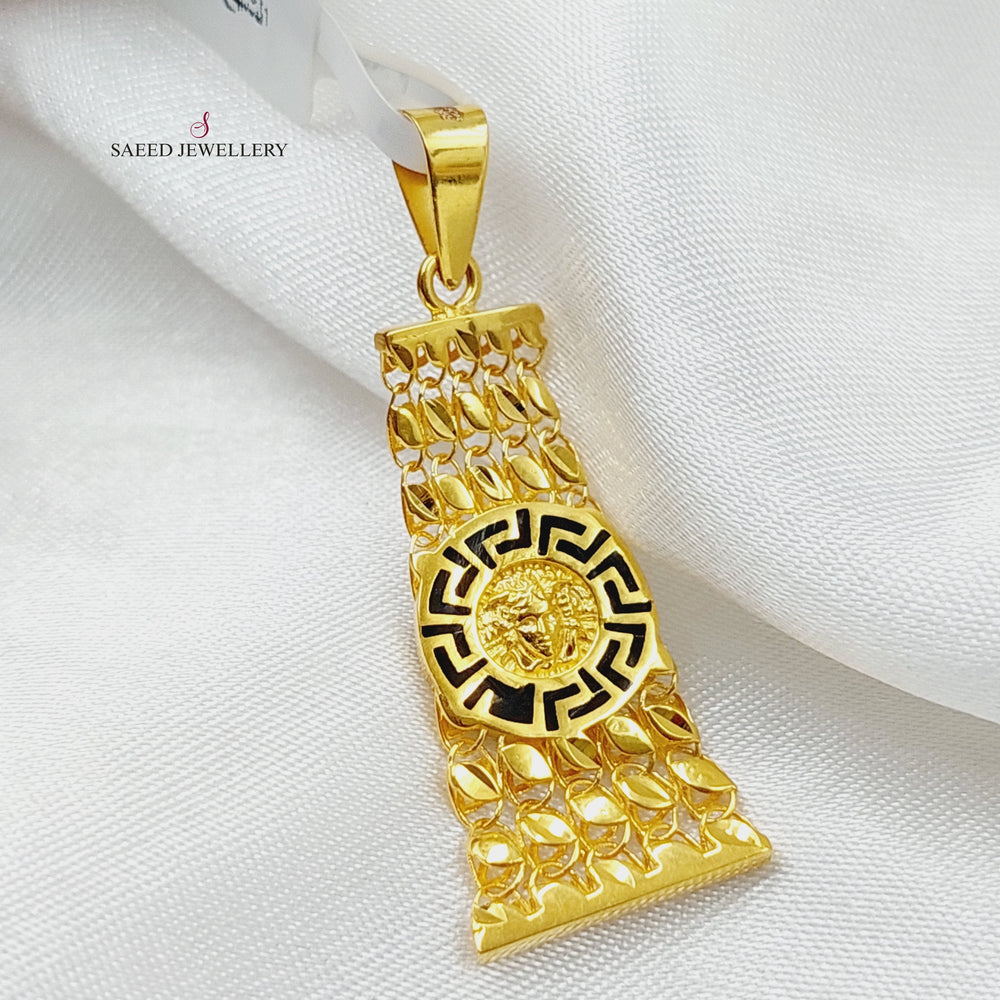 21K Gold Virna Pendant by Saeed Jewelry - Image 2