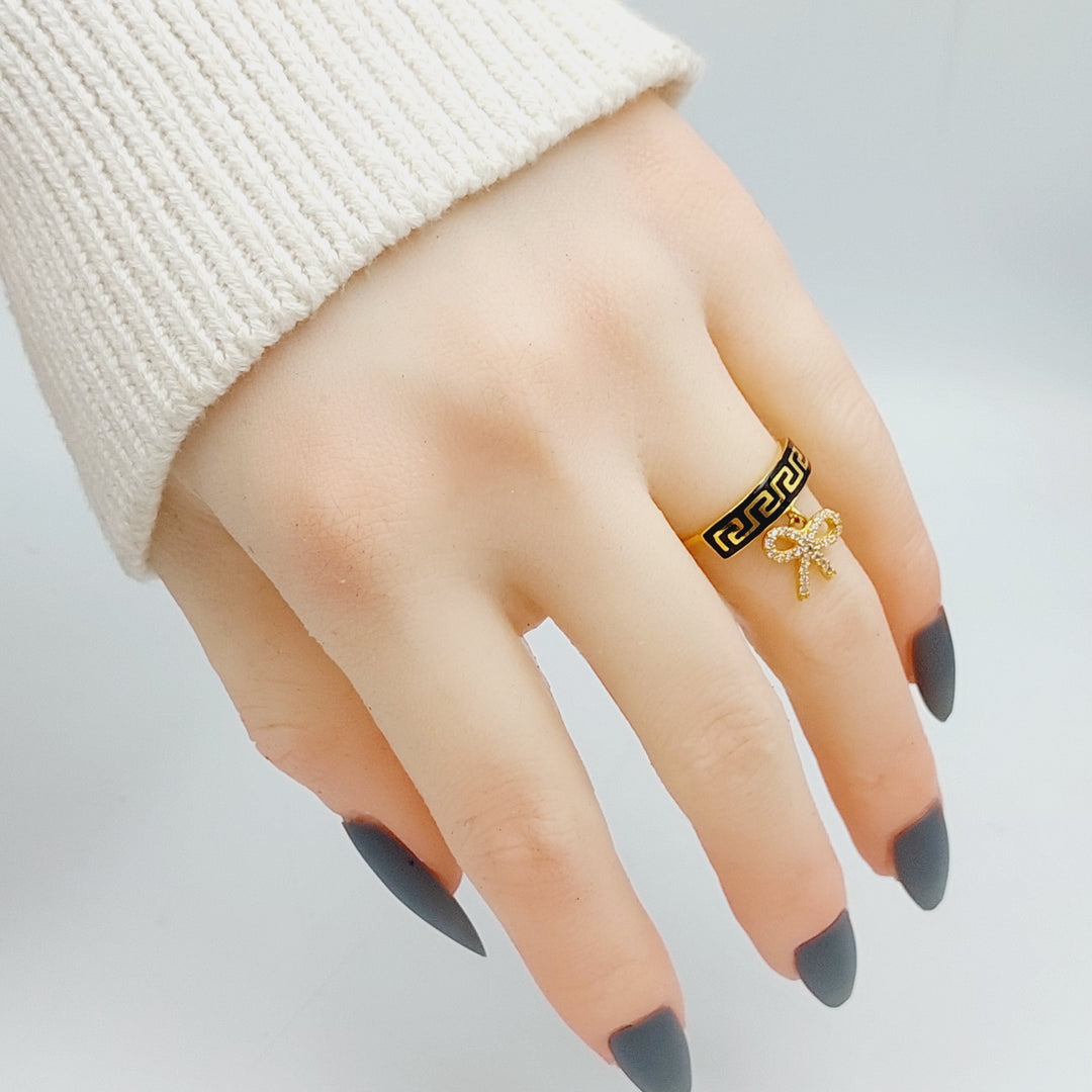 21K Gold Virna Ring Biona by Saeed Jewelry - Image 2