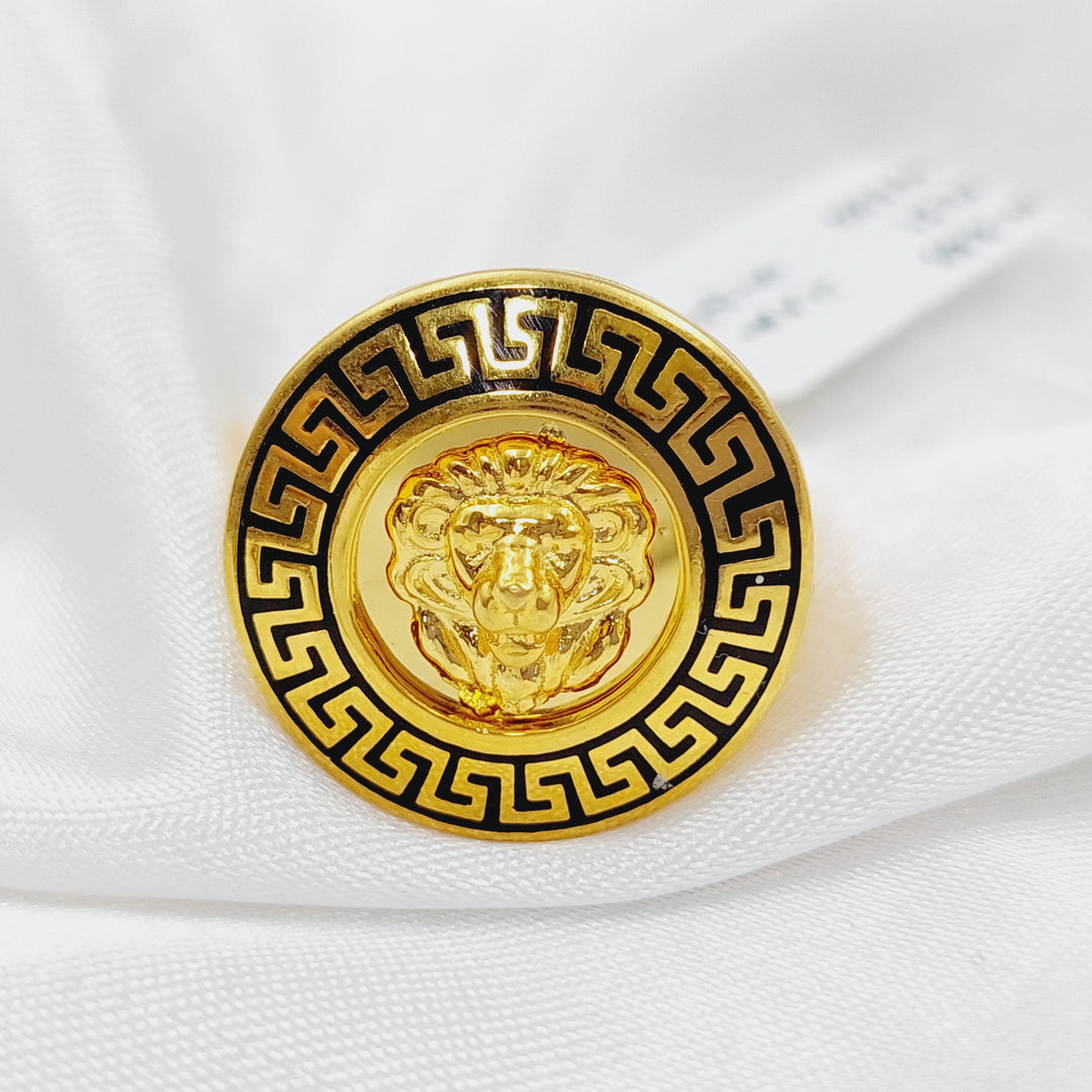 21K Virna Ring Made of 21K Yellow Gold by Saeed Jewelry-26792