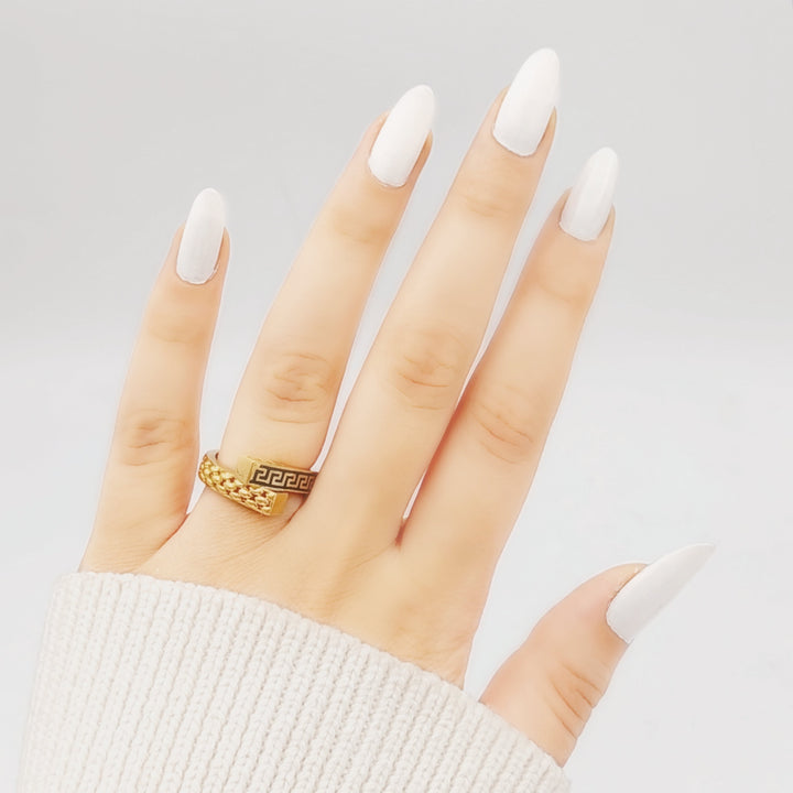 21K Gold Virna Ring by Saeed Jewelry - Image 2