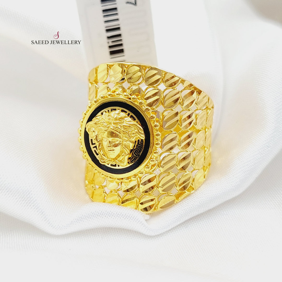 21K Gold Virna Ring by Saeed Jewelry - Image 3