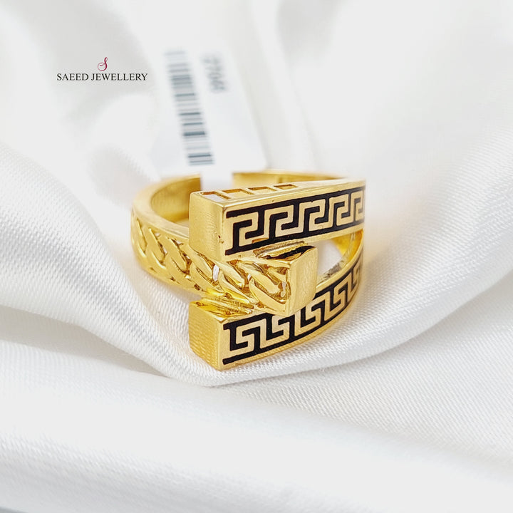21K Gold Virna Ring by Saeed Jewelry - Image 4