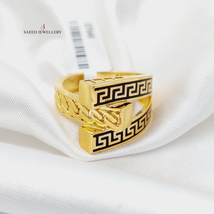 21K Gold Virna Ring by Saeed Jewelry - Image 3