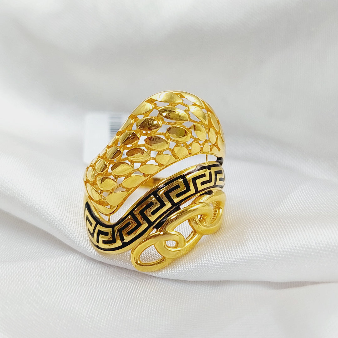 21K Gold Virnal Ring by Saeed Jewelry - Image 1