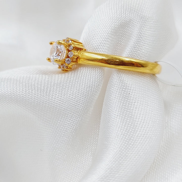 21K Gold Wedding Ring by Saeed Jewelry - Image 3